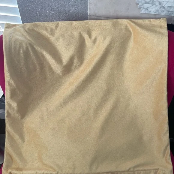 Gorgeous and Elegant Gold and Green Peacock 24 x 24 pillow cover !!!